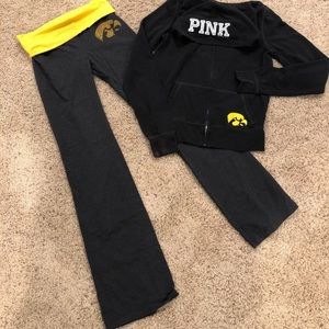 V.S. PINK Iowa Hawkeye Outfit!